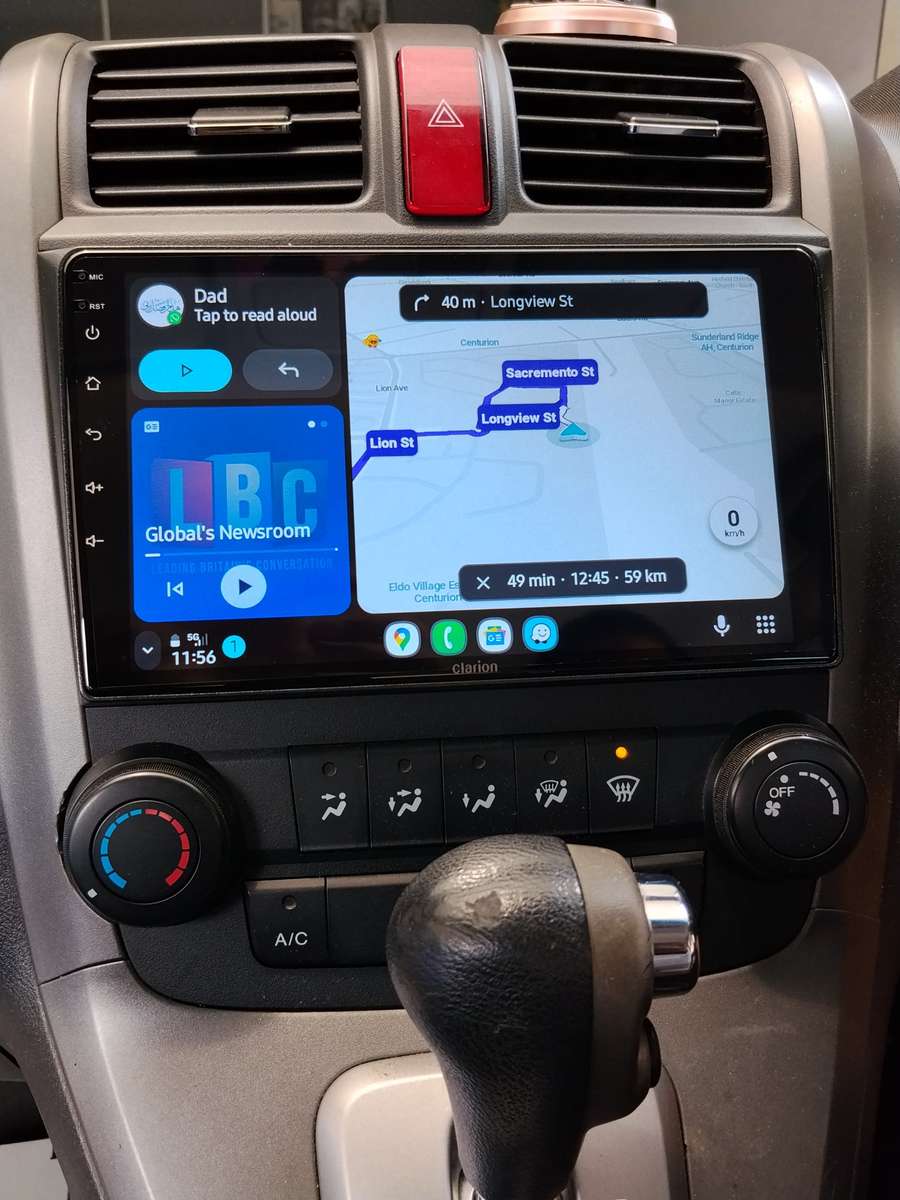 Honda CRV 2007-2012 (JVC) Oem Replacement Radio 9 inch Android Auto/Apple Carplay