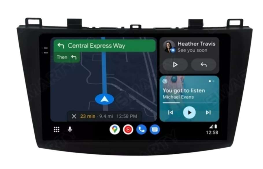 Mazda 3 2009-2013 Oem Replacement Radio 9 inch Android Auto/Apple Carplay