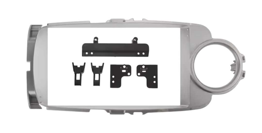 Toyota Yaris 2011-2014 Trimplate 9 inch &amp; Harness