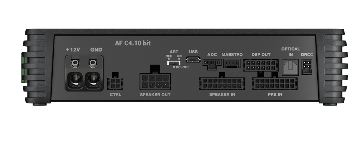 Audison Forza AF C4.10 bit- 4 Channel With 10 Channel DSP  600 Watts Class D
