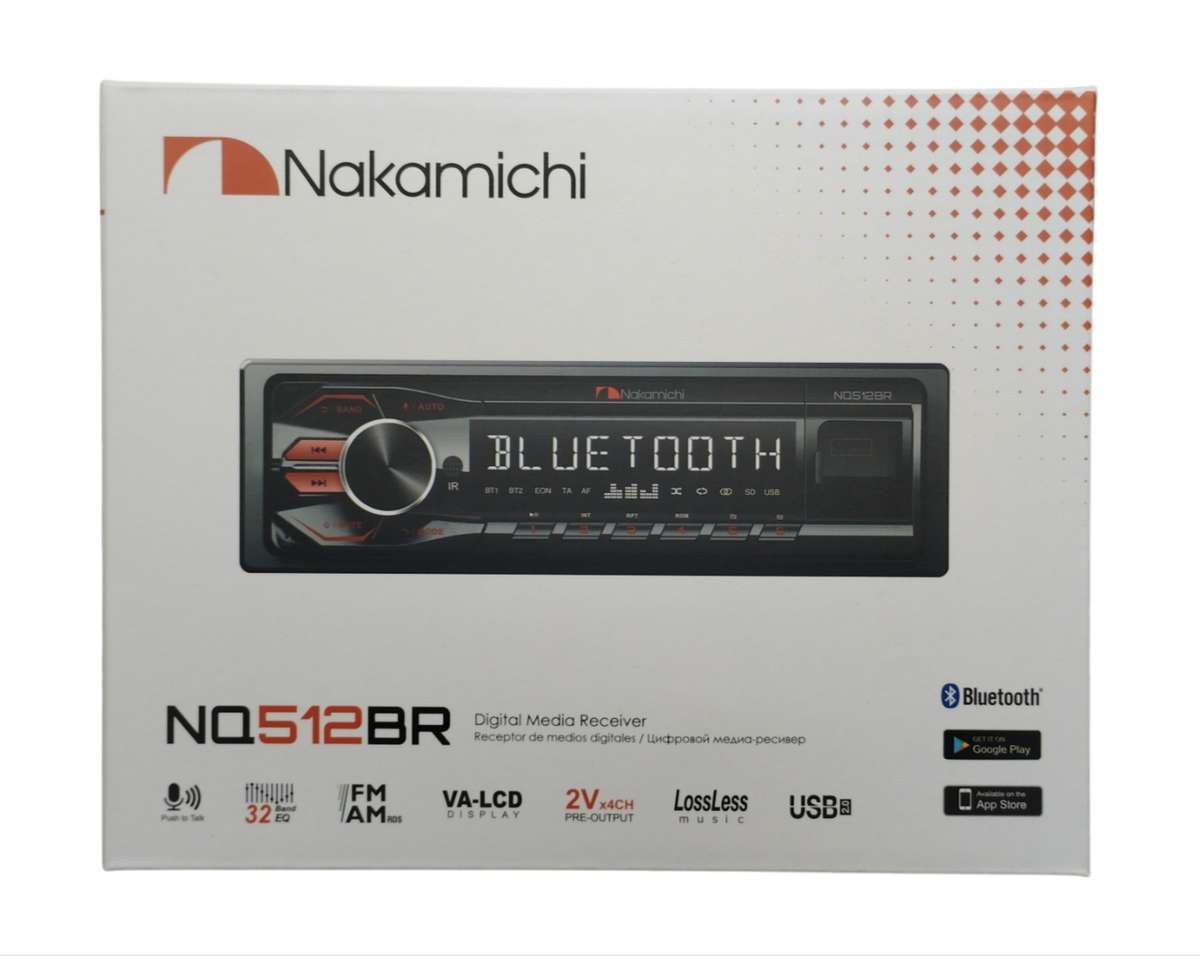 Nakamichi NQ512BR Media Player Bluetooth/Usb