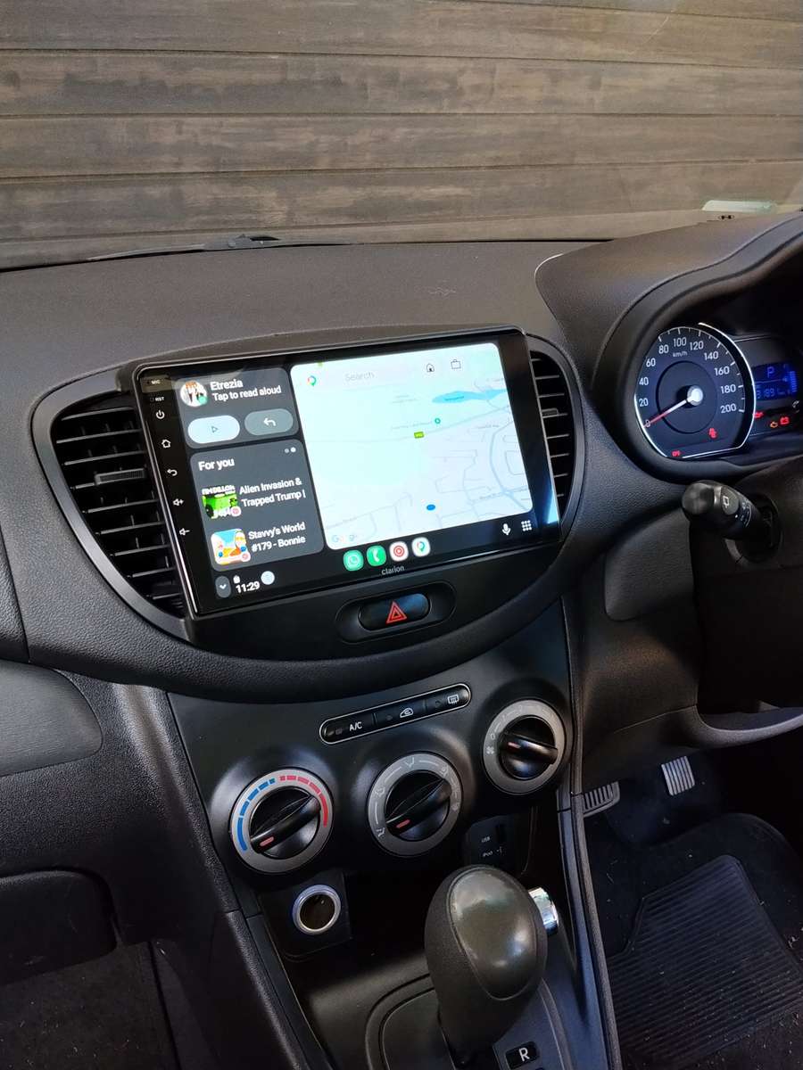 Hyundai i 10 2008-2013 (JVC) Oem Replacement Radio 9 inch Android Auto/Apple Carplay