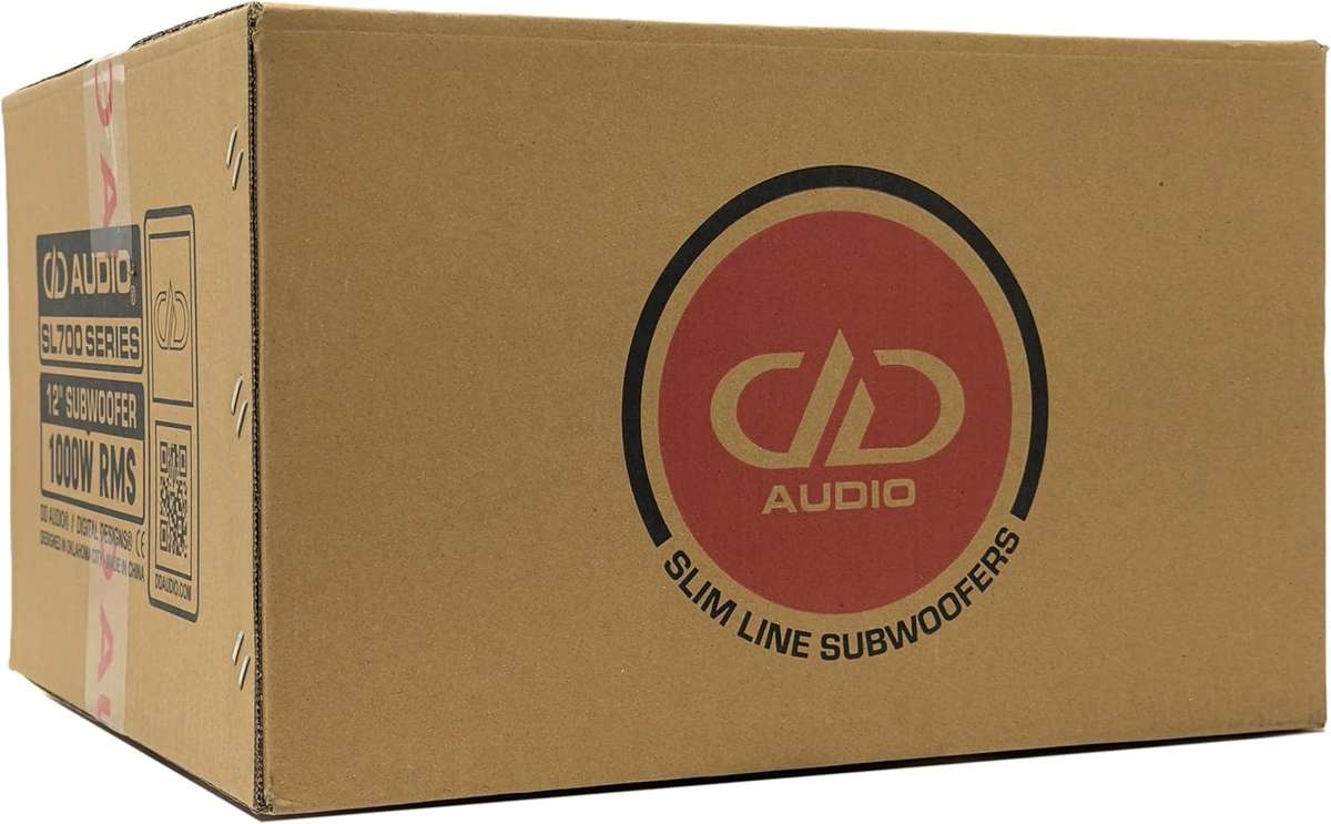 Digital Design DD-SL712 D2  12 inch 1000 Watts  Slim Dual 2-Ohm Subwoofer (Free Delivery)
