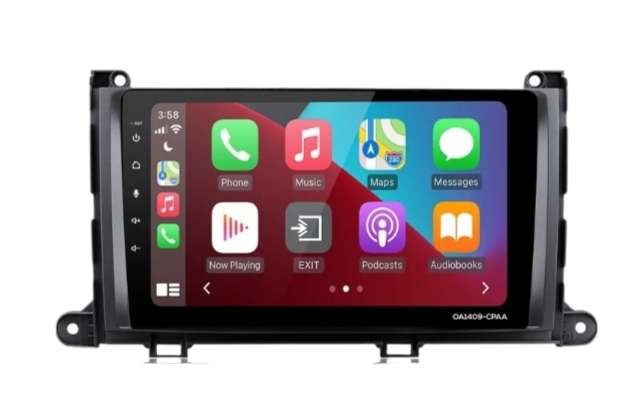 Toyota Quantam New 2019-2024 (JVC) Oem Replacement Radio 9 inch Android Auto/Apple Car Play