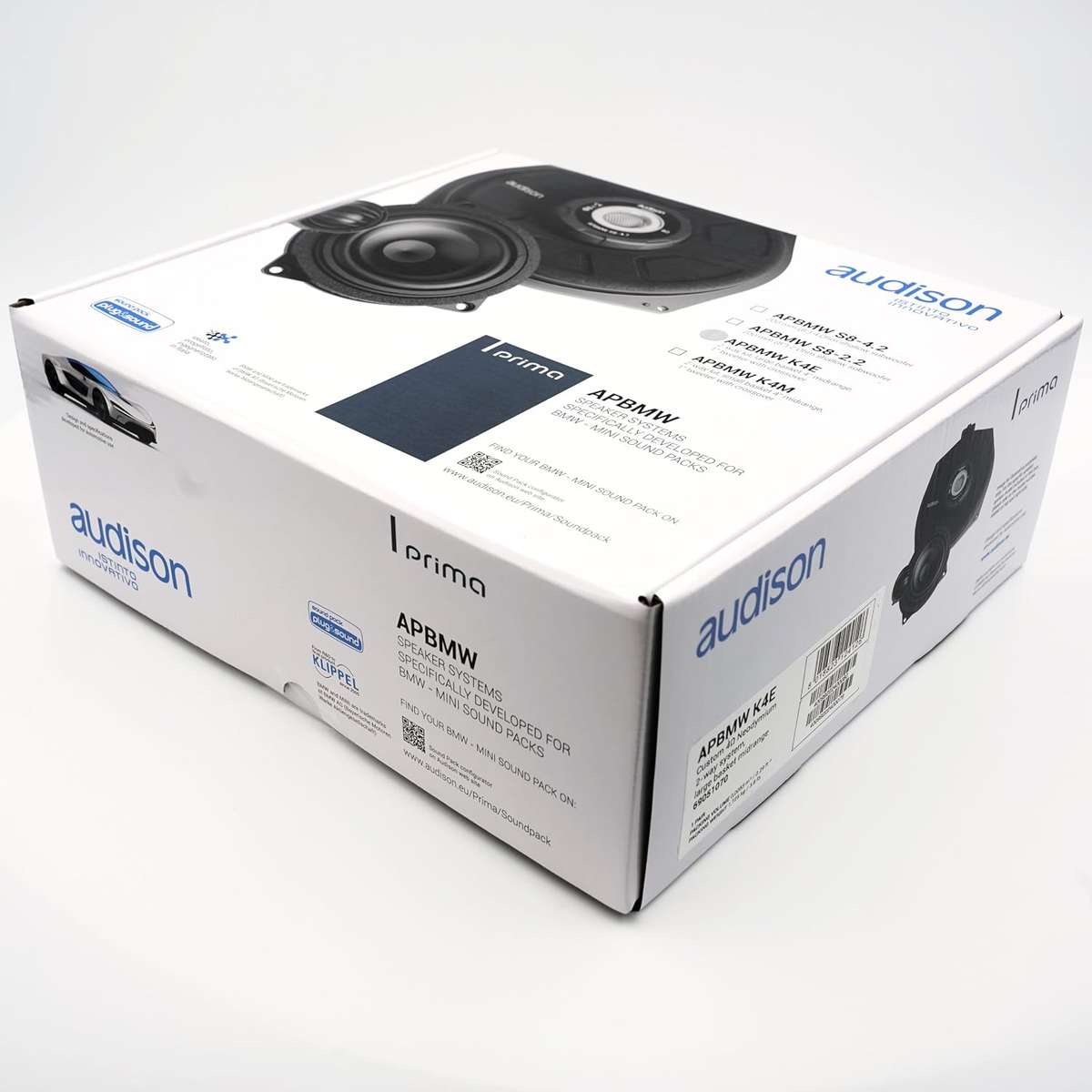 Audison AP BMW K4E KIT Prima Series 100 Watts 4 inch (2-Way Component Speaker Set BMW-Mini LargeB...