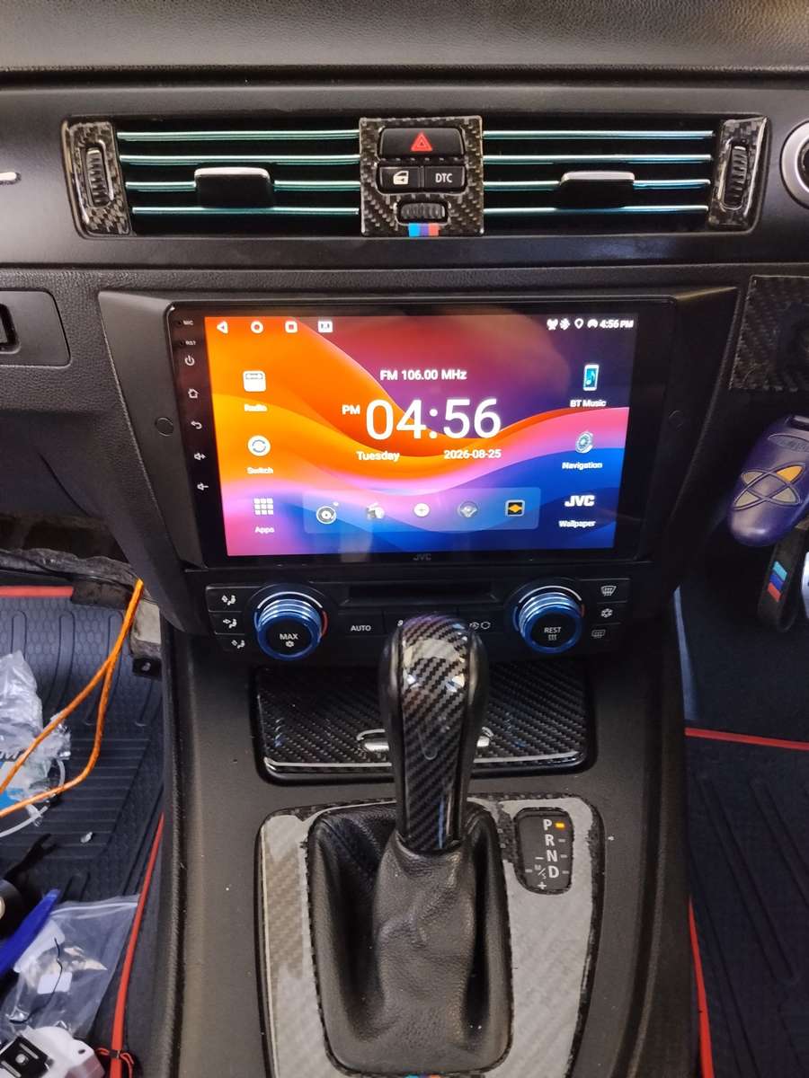 BMW E90 (JVC) Oem Replacement Radio 9 inch AndroidAuto/Apple Car Play