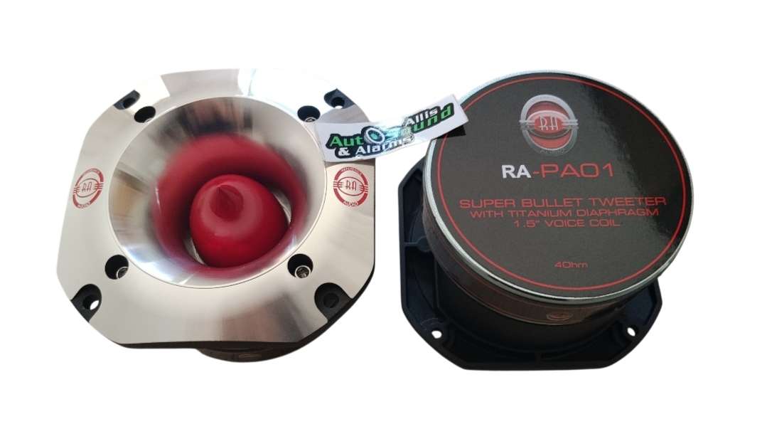 Reference Audio RA-PA01 (Set) 4 inch Super Bullet Tweeters 100 Watts Rms