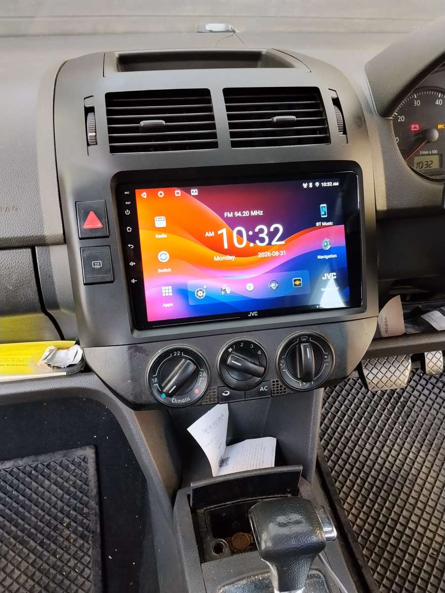 VW Polo 9N3 ( 2003-2009) (JVC) Oem Replacement Radio 9 inch Android Auto/Apple Carplay