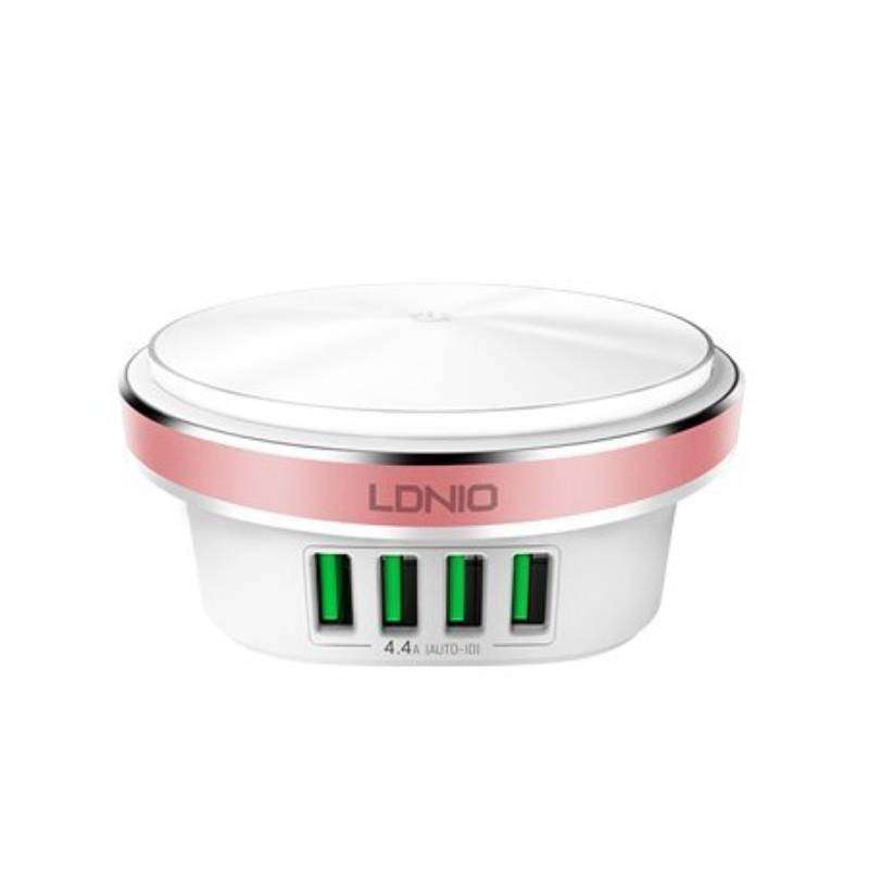 LDNIO 4 Port LED Press Lamp