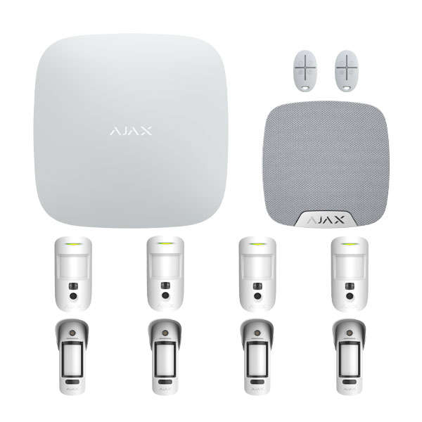Kit# 01. Ajax Hub 2 Plus Indoor & Outdoor Alarm