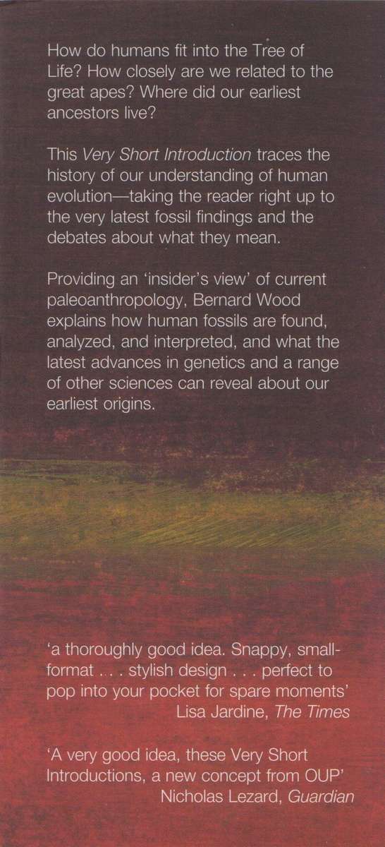 Human Evolution. A Very Short Introduction - Wood, Bernard
