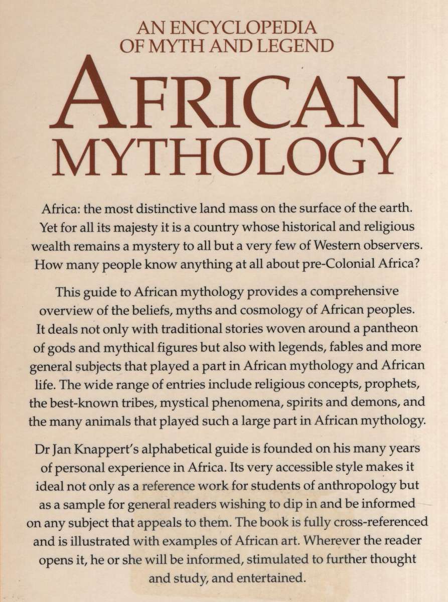 African Mythology. An Encyclopedia of Myth and Legend SECONDHAND - Knappert, Jan