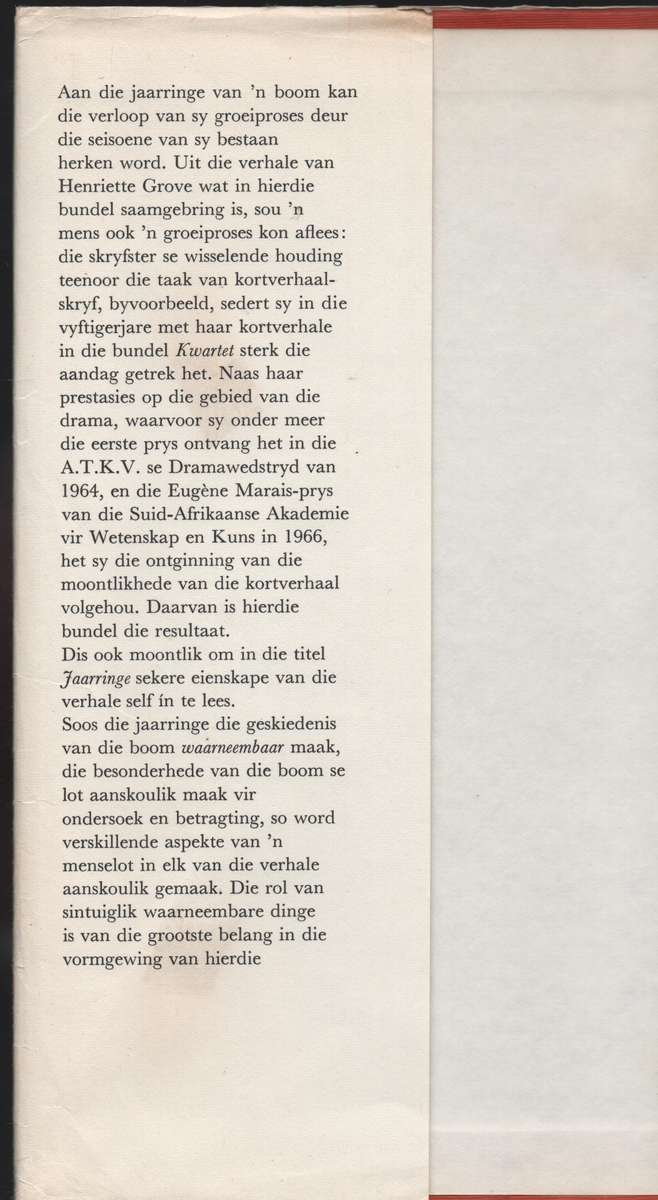 Jaarringe: 12 Kortverhale - Grove, Henriette