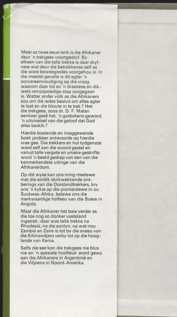 AFRIKANERS IN DIE VREEMDE - SCHEEPERSSTRYDOM