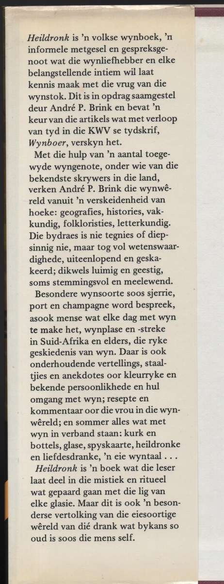 Heildronk - Brink, AndrÃ© P.