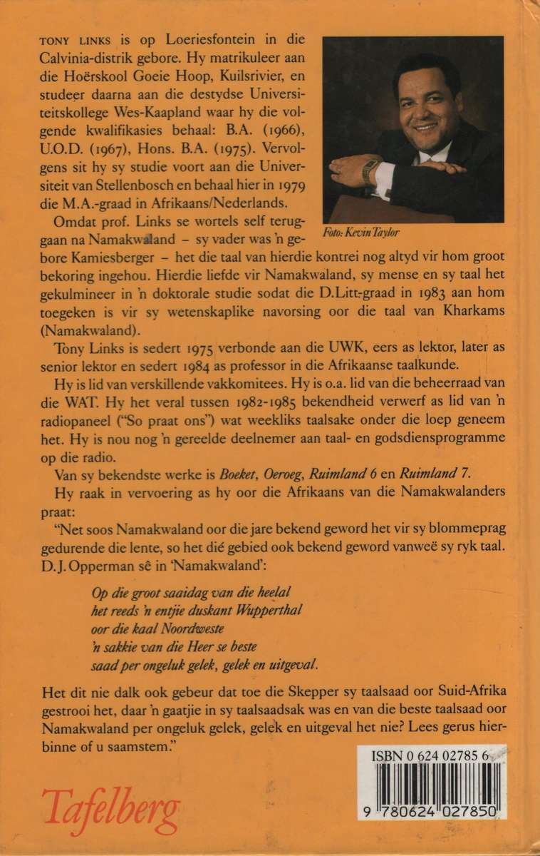 So Praat Ons Namakwalanders - Links, Tony