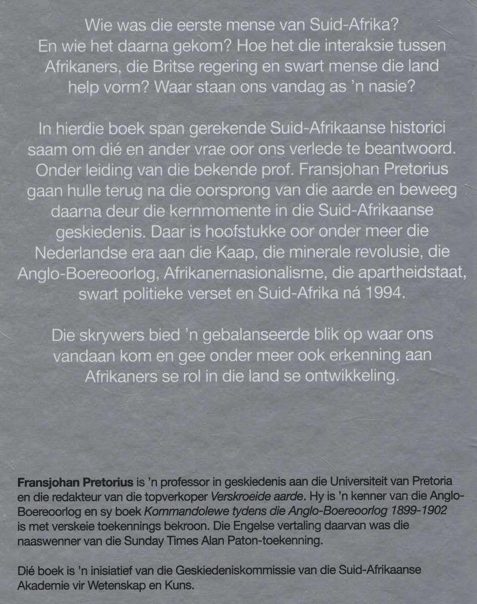 Geskiedenis van Suid-Afrika van Voortye tot Vandag - Pretorius, Fransjohan
