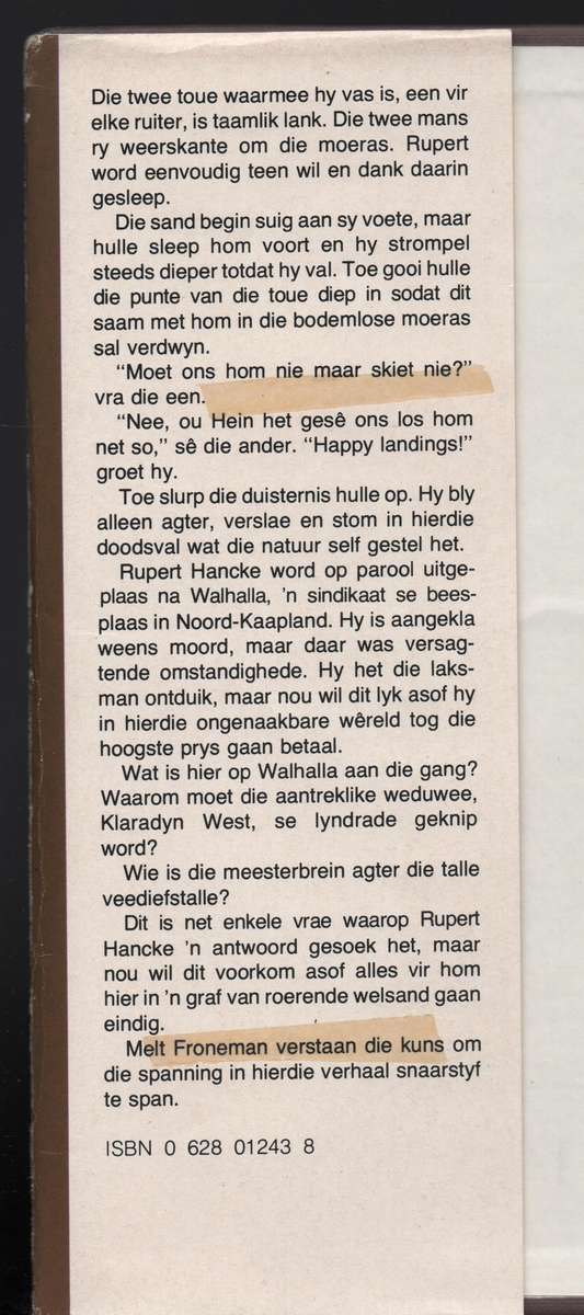 Wagters van Walhalla - Froneman, Melt