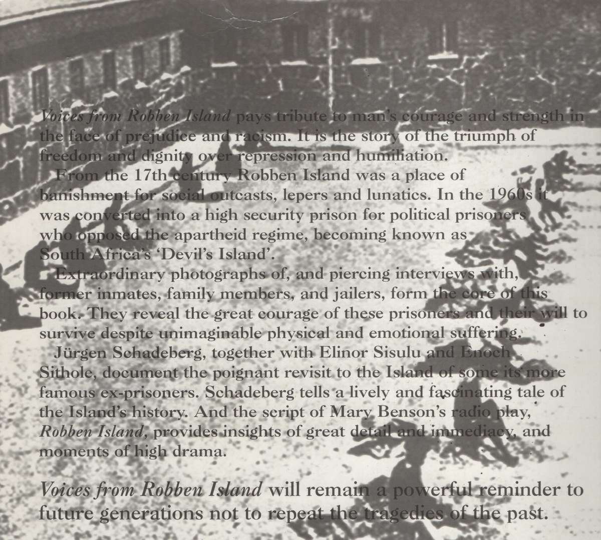 Voices from Robben Island - Schadeberg, JÃ¼rgen