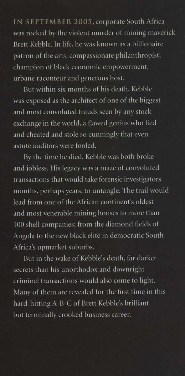 Brett Kebble: The Inside Story - Sergeant, Barry