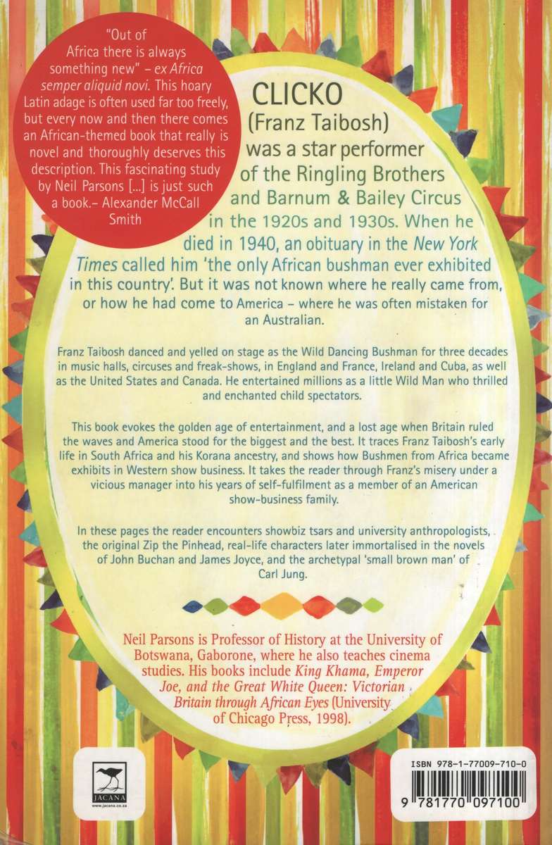 Clicko: The Wild Dancing Bushman - Parsons, Neil