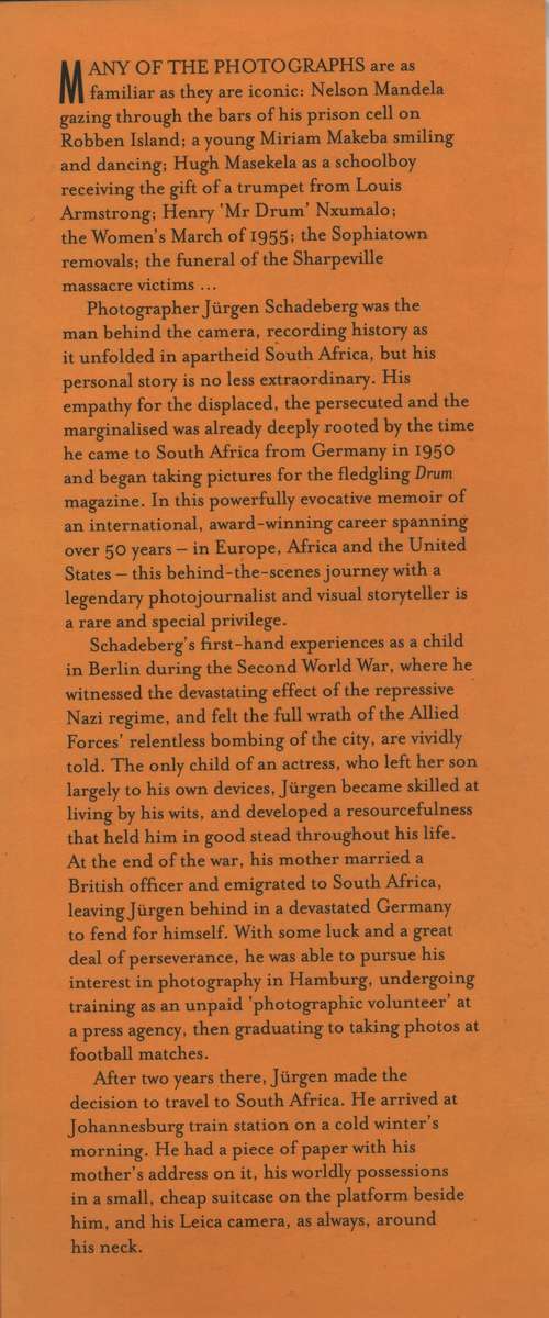 The Way I See It - Schadeberg, JÃ¼rgen