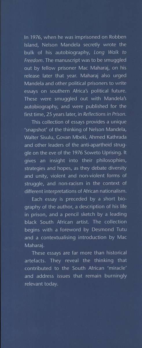 Reflections in Prison - Maharaj, Mac (ed)