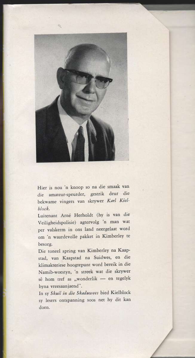 Skuil in die Skaduwees - Kielblock, Karl