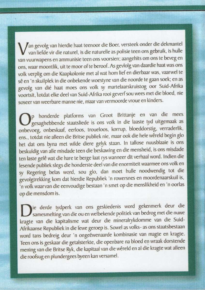 n Eeu van Onreg - Smuts, Jan Christiaan