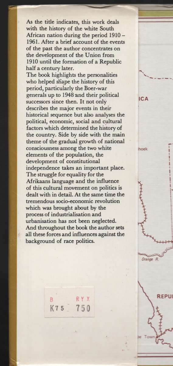 The Making of a Nation: A History of the Union of South Africa, 1910 - KrÃ¼ger, D. W.