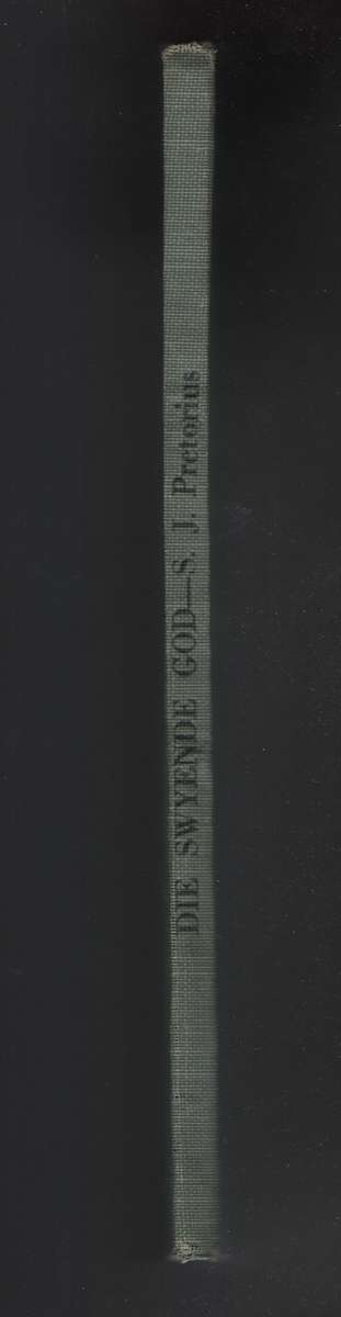 Die Swyende God - Pretorius, S. J.
