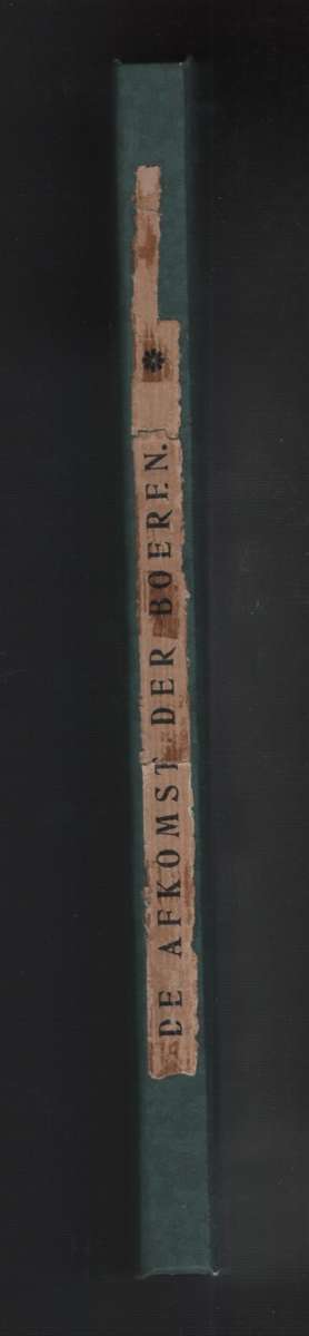 De Afkomst der Boeren - Colenbrander, H. T.