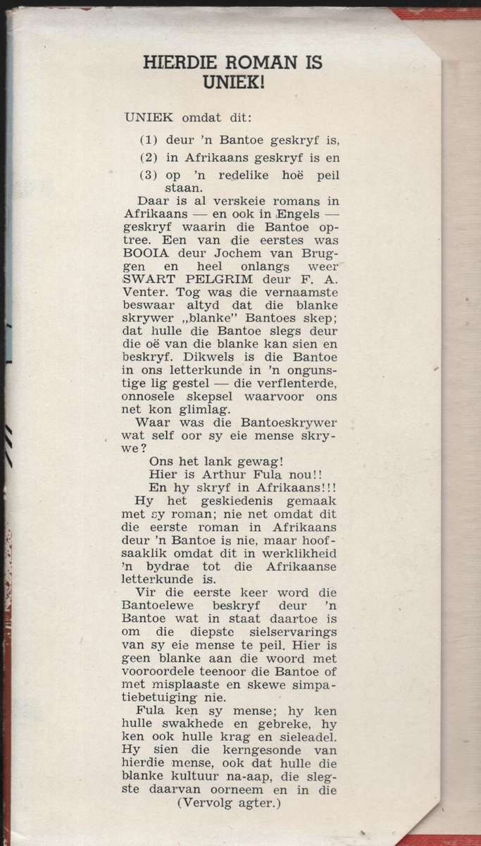 Johannes Giet die Beeld - Fula, Arthur