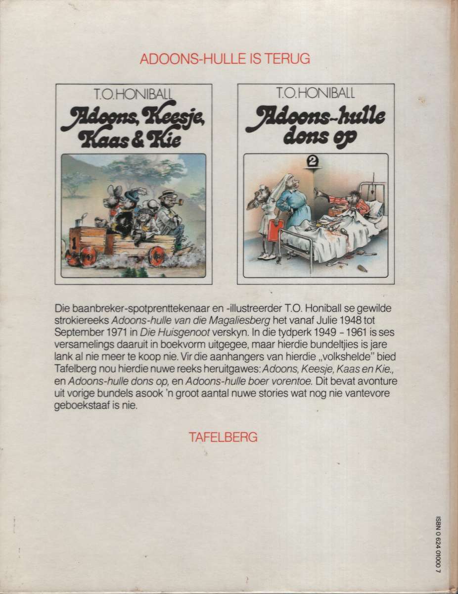 Adoons-hulle Boer Vorentoe - Honiball, T. O.