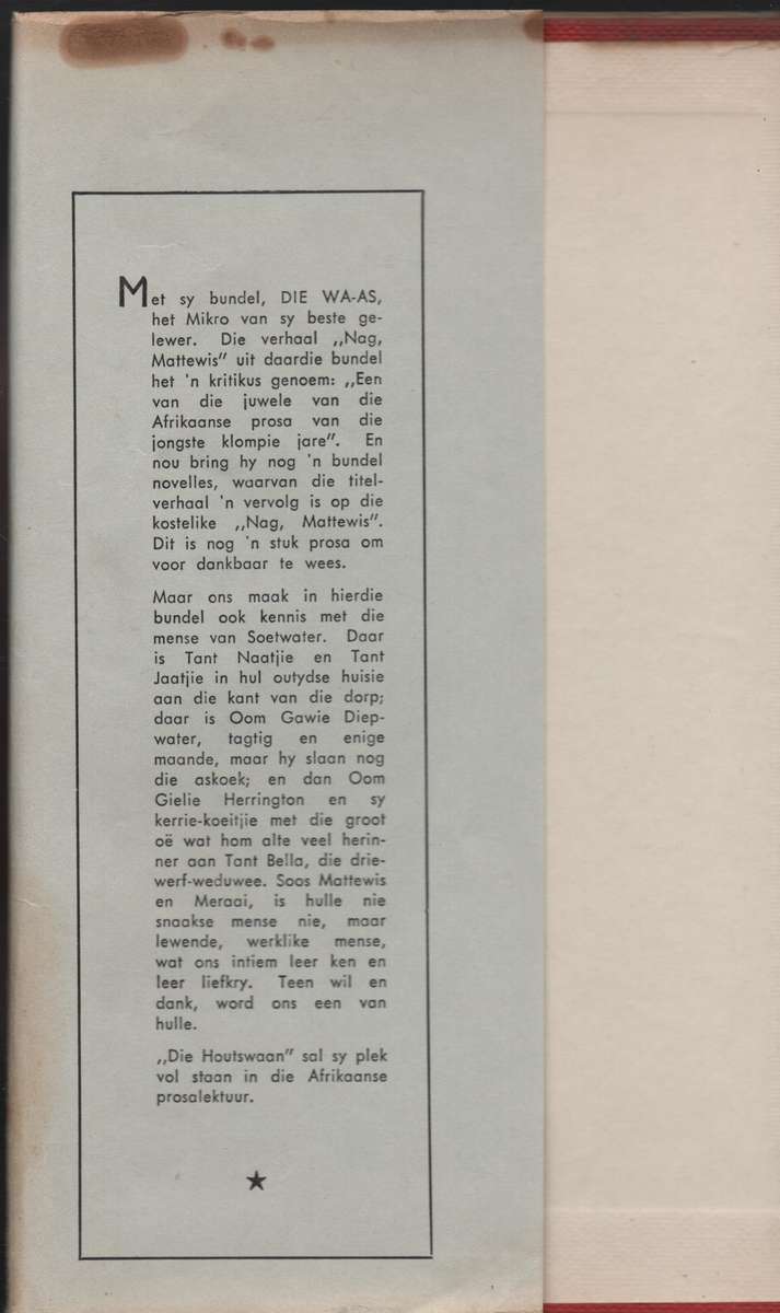 Die Houtswaan - Mikro