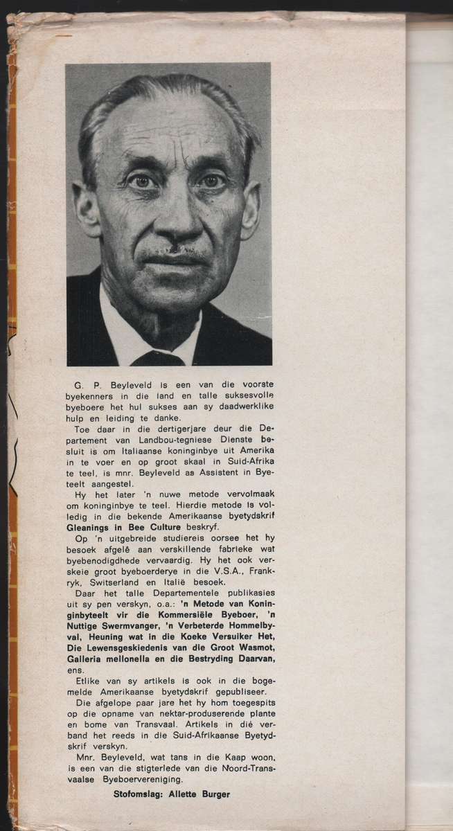 Praktiese Byeboerdery in Suid-Afrika - Beyleveld, G. P.