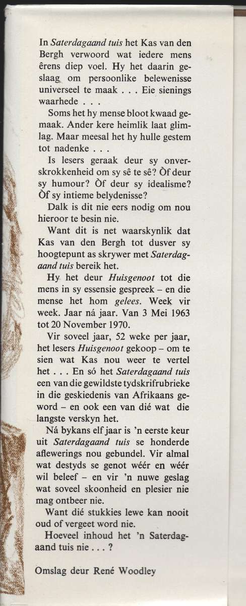 Saterdagaand Tuis - Van den Bergh, Kas; Engelbre