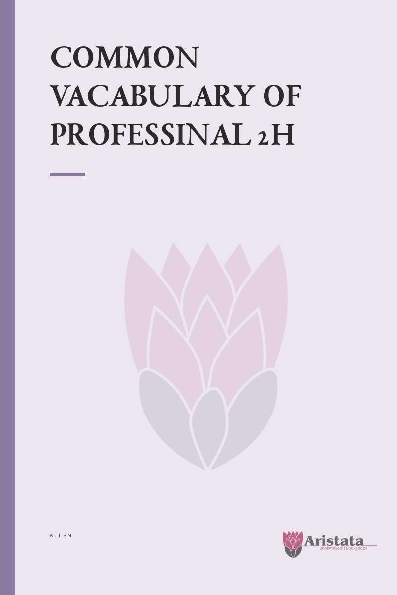 COMMON VACABULARY OF PROFESSINAL 2H SECONDHAND - ALLEN