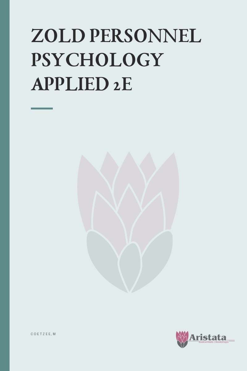 PERSONNEL PSYCHOLOGY APPLIED 2E SECONDHAND - COETZEE,M