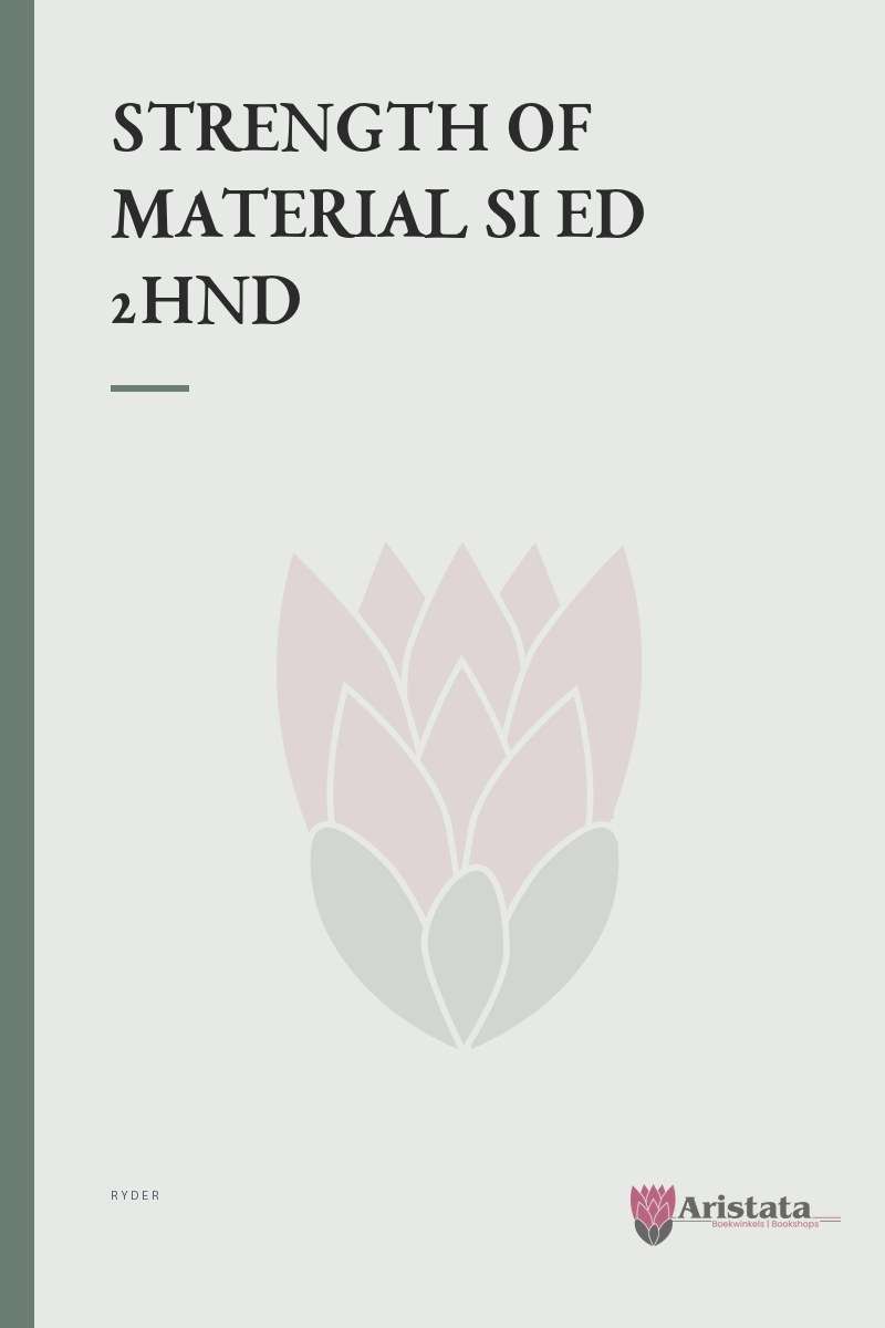 STRENGTH OF MATERIAL SI ED 2HND SECONDHAND - RYDER