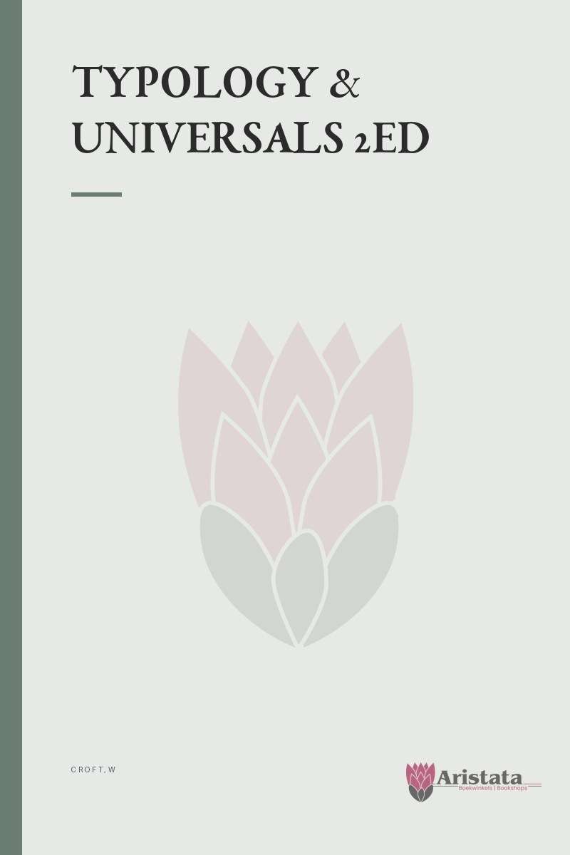 TYPOLOGY & UNIVERSALS 2ED SECONDHAND - CROFT,W