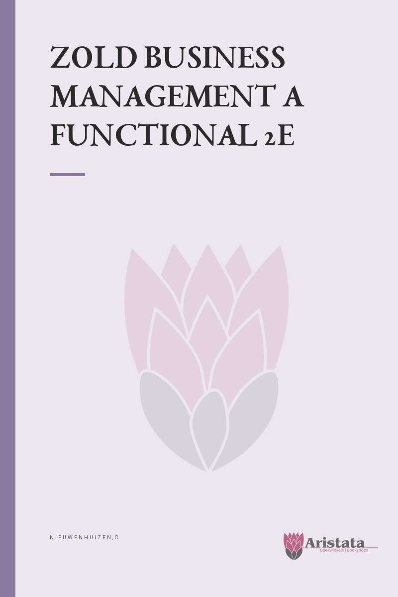BUSINESS MANAGEMENT A FUNCTIONAL 2E - NIEUWENHUIZEN,C