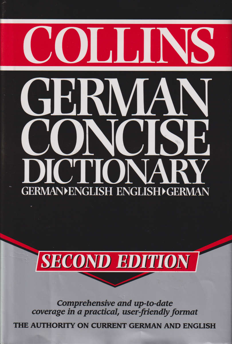 Collins German Concise Dictionary 2nd Edition 2nd Hand SECONDHAND - GERMAN
