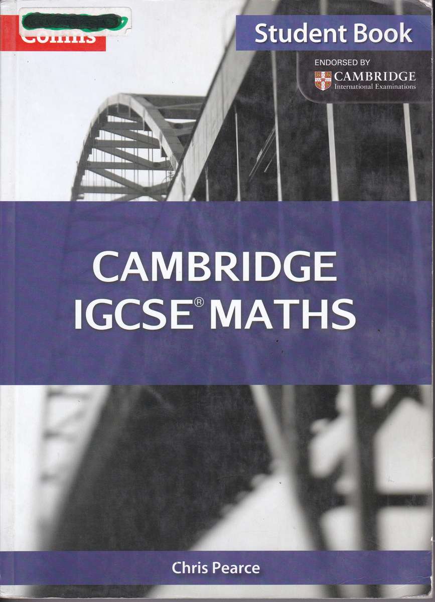 CAMBRIDGE IGCSE MATH STUDENT BOOK SECONDHAND - IGCSE