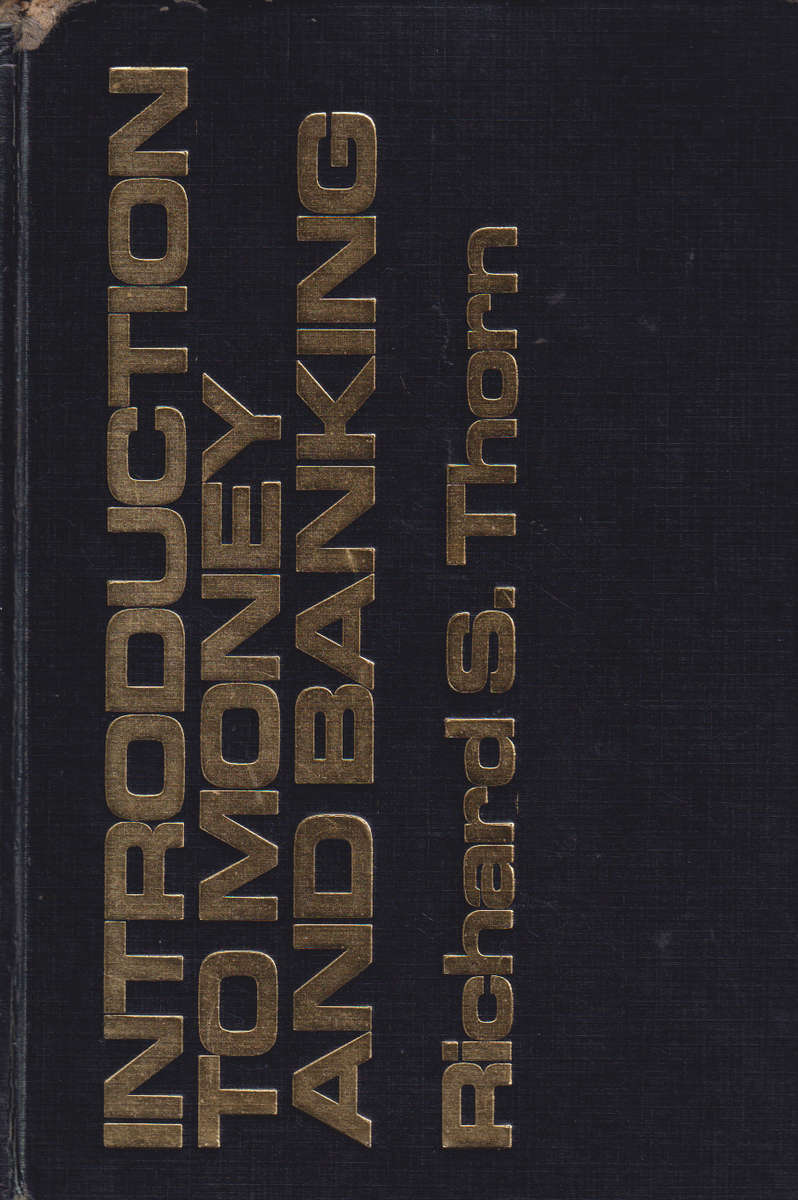 INTRO TO MONEY BANKING 2HND SECONDHAND - THORN