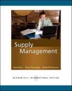 SUPPLY MANAGEMENT 8ED SECONDHAND - BURT