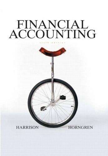 ZOLD FINANCIAL ACOUNTING 6ED - HARRISON
