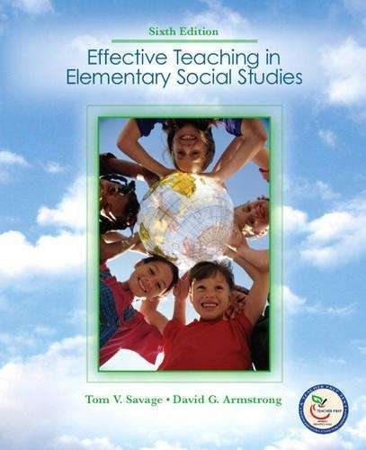 Effective Teaching in Elementary Social Studies - Tom V. Savage