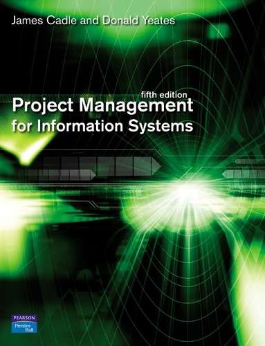 PROJECT MANAGEMENT FOR INFO SYSTEMS 5ED - CADLE,J