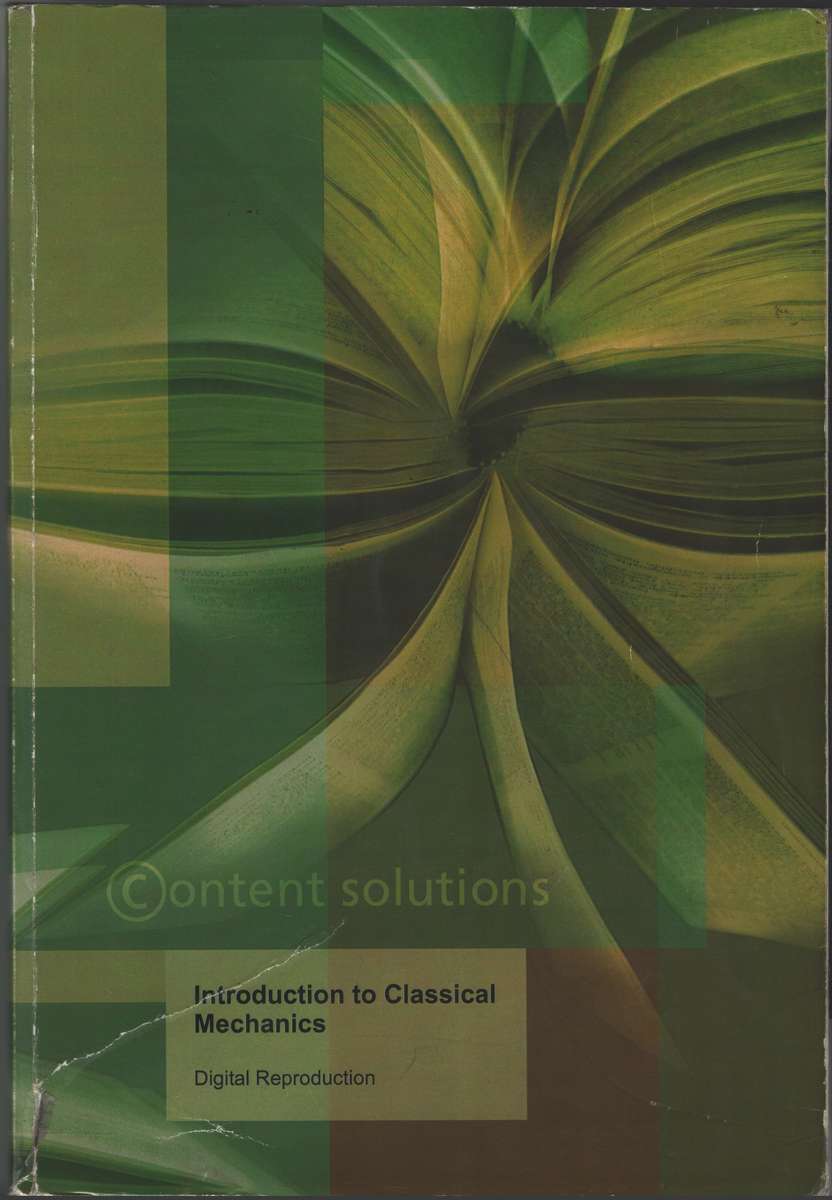 INTRO TO CLASSICAL MECHANICS 2H SECONDHAND - ARYA,A